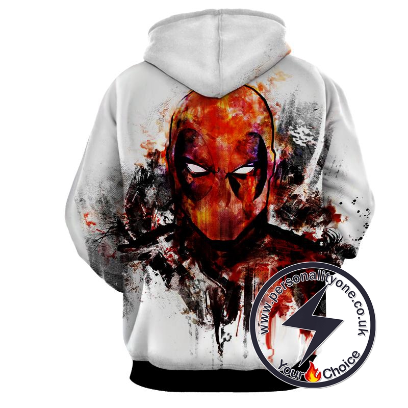 Angry Deadpool - Deadpool 3D - Hoodies